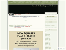 Tablet Screenshot of jameskm.wordpress.com