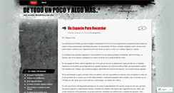 Desktop Screenshot of detodounpocoyalgomas.wordpress.com