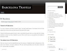 Tablet Screenshot of barcelonatravels.wordpress.com