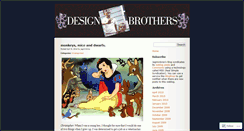 Desktop Screenshot of designbrothers.wordpress.com