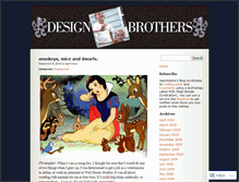 Tablet Screenshot of designbrothers.wordpress.com