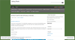 Desktop Screenshot of eatingplantsdotorg.wordpress.com