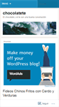 Mobile Screenshot of chocolatete.wordpress.com
