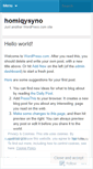 Mobile Screenshot of homiqysyno.wordpress.com