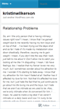 Mobile Screenshot of kristinwilkerson.wordpress.com