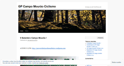 Desktop Screenshot of gpcampomouraociclismo.wordpress.com