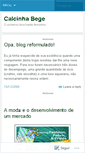 Mobile Screenshot of calcinhabege.wordpress.com