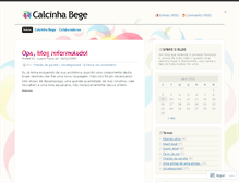 Tablet Screenshot of calcinhabege.wordpress.com