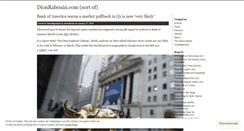 Desktop Screenshot of dionrabouin.wordpress.com