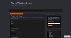 Desktop Screenshot of 8ighthwonder.wordpress.com