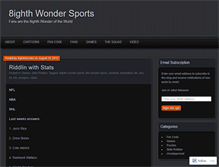 Tablet Screenshot of 8ighthwonder.wordpress.com