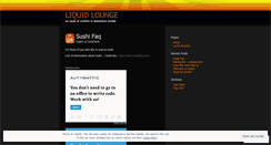Desktop Screenshot of liquidlounge.wordpress.com