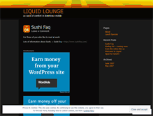 Tablet Screenshot of liquidlounge.wordpress.com