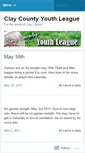 Mobile Screenshot of clayyouth.wordpress.com