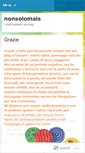 Mobile Screenshot of nonsolomais.wordpress.com