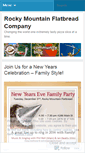 Mobile Screenshot of flatbreadco.wordpress.com