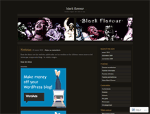 Tablet Screenshot of blackflavour.wordpress.com