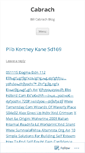 Mobile Screenshot of cabrach.wordpress.com