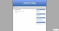 Desktop Screenshot of andybergen.wordpress.com