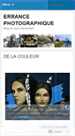 Mobile Screenshot of errancephotographique.wordpress.com