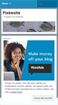 Mobile Screenshot of fiskeolie.wordpress.com