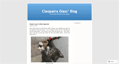 Desktop Screenshot of cleopatraglass.wordpress.com