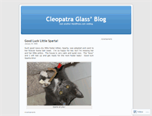 Tablet Screenshot of cleopatraglass.wordpress.com