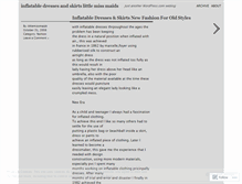 Tablet Screenshot of littlemissmaids.wordpress.com