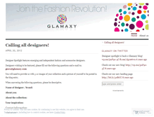 Tablet Screenshot of glamaxy.wordpress.com