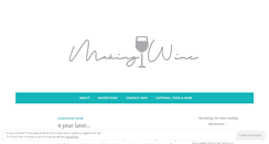 Desktop Screenshot of makingwine.wordpress.com