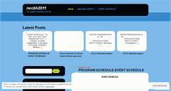 Desktop Screenshot of nccbh2011.wordpress.com