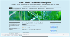 Desktop Screenshot of freeleaders.wordpress.com