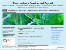 Tablet Screenshot of freeleaders.wordpress.com