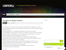 Tablet Screenshot of crifersj.wordpress.com