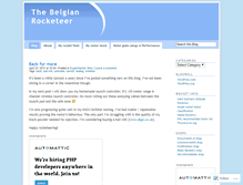 Tablet Screenshot of belgianrocketeer.wordpress.com