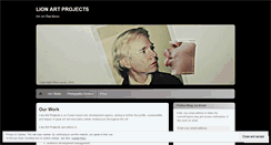 Desktop Screenshot of lionartprojects.wordpress.com