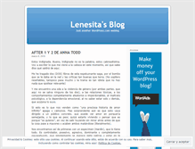 Tablet Screenshot of lenesita.wordpress.com