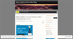 Desktop Screenshot of katehamlin.wordpress.com