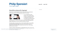 Desktop Screenshot of philspensieri.wordpress.com