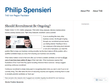 Tablet Screenshot of philspensieri.wordpress.com