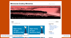 Desktop Screenshot of mncowboyministries.wordpress.com