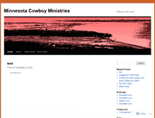 Tablet Screenshot of mncowboyministries.wordpress.com