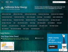 Tablet Screenshot of clarysolar.wordpress.com