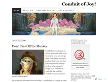 Tablet Screenshot of conduitofjoy.wordpress.com