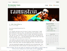 Tablet Screenshot of meetzombie.wordpress.com