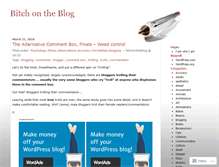 Tablet Screenshot of bitchontheblog.wordpress.com