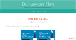 Desktop Screenshot of dermawan14.wordpress.com