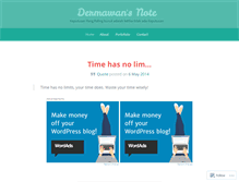 Tablet Screenshot of dermawan14.wordpress.com