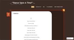 Desktop Screenshot of dancingislife.wordpress.com
