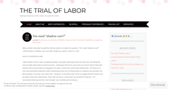 Desktop Screenshot of labortrials.wordpress.com